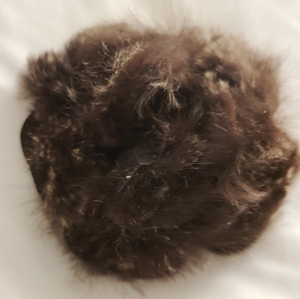 Chanel Fur Camellia Brooche. - Picture 2 of 3